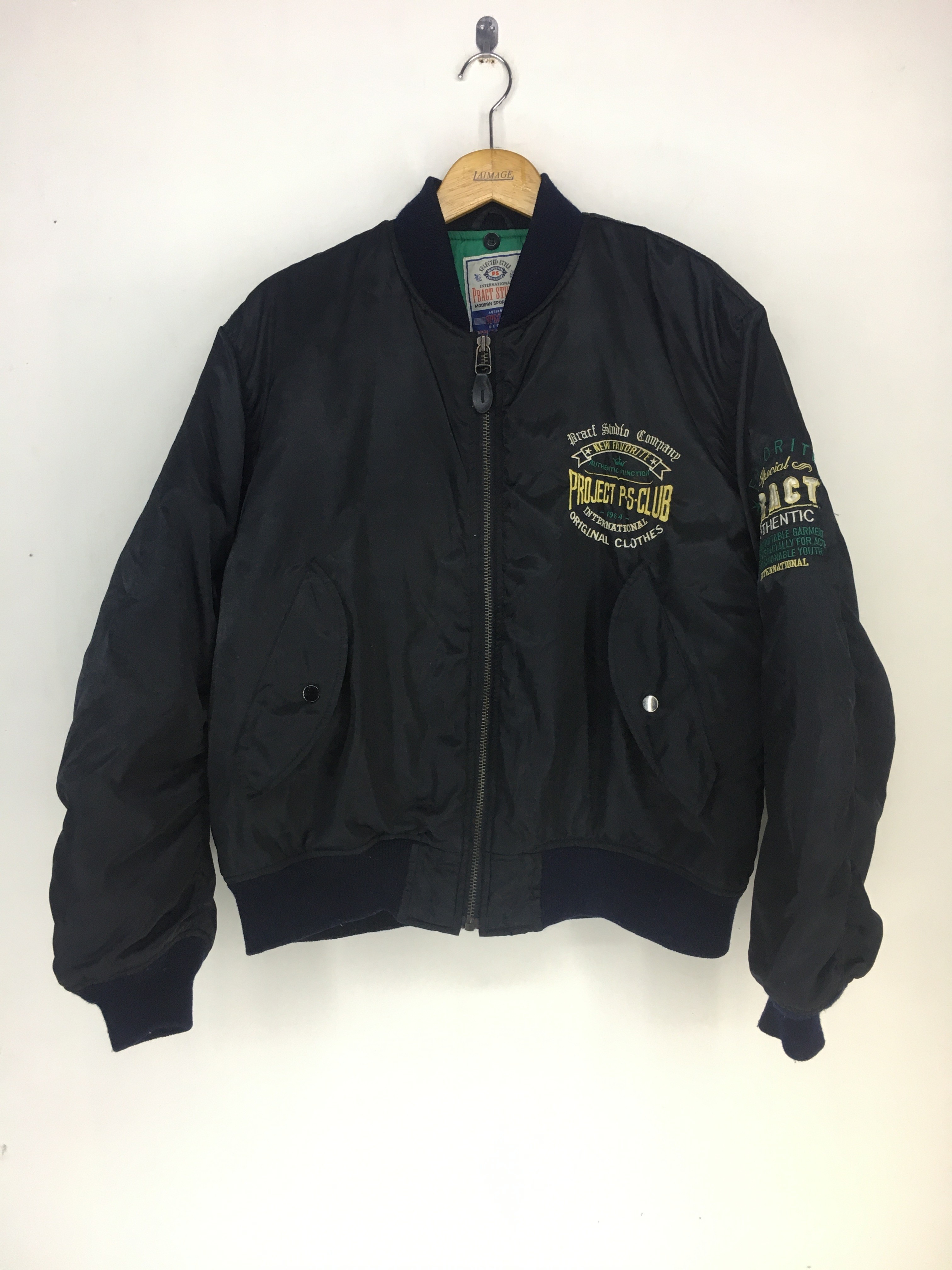 Vintage - Vintage Pract Studio Patches Bomber Jacket - 3