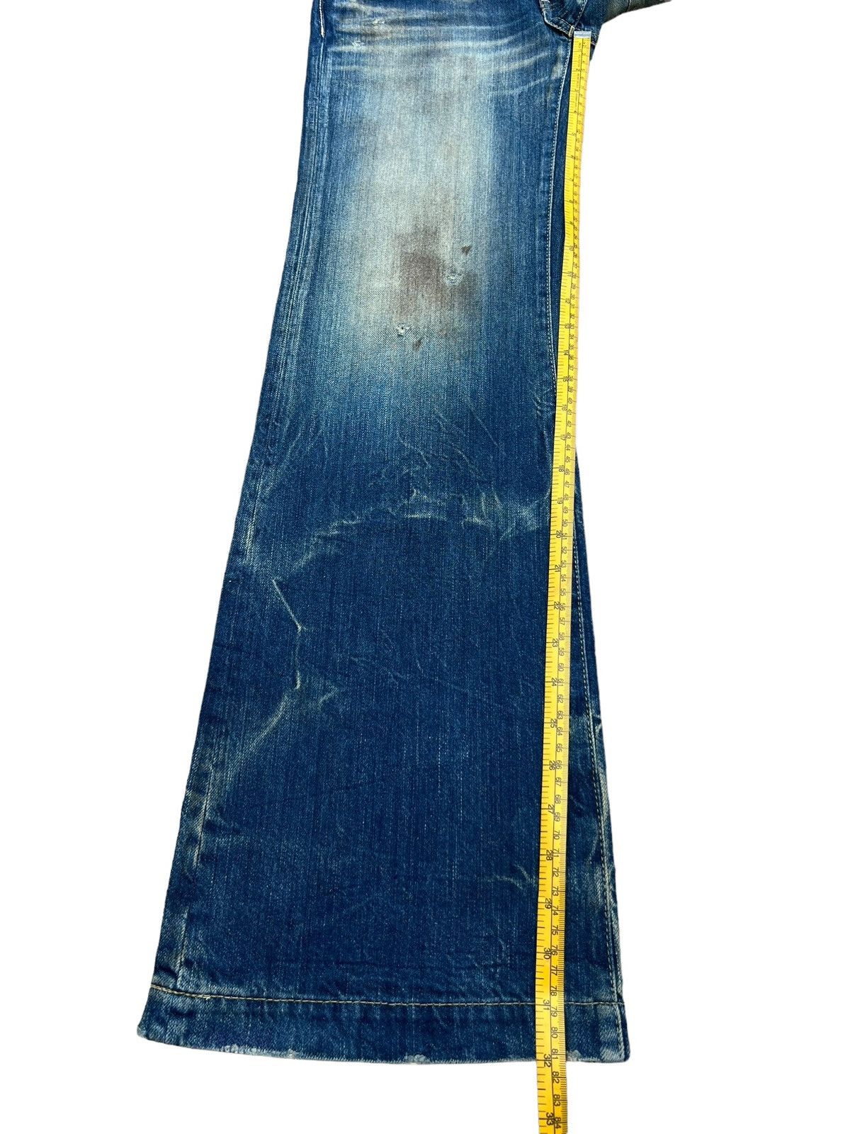 Hysteric Glamour Distressed Lowrise Flare Denim Jeans 29x32 - 18
