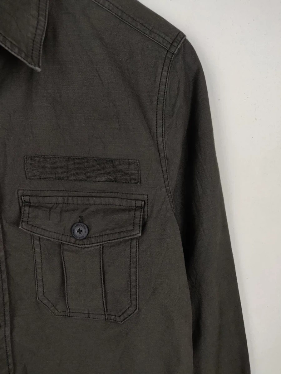 Nano Universe - Vintage Button Ups Military Style Jacket - 4
