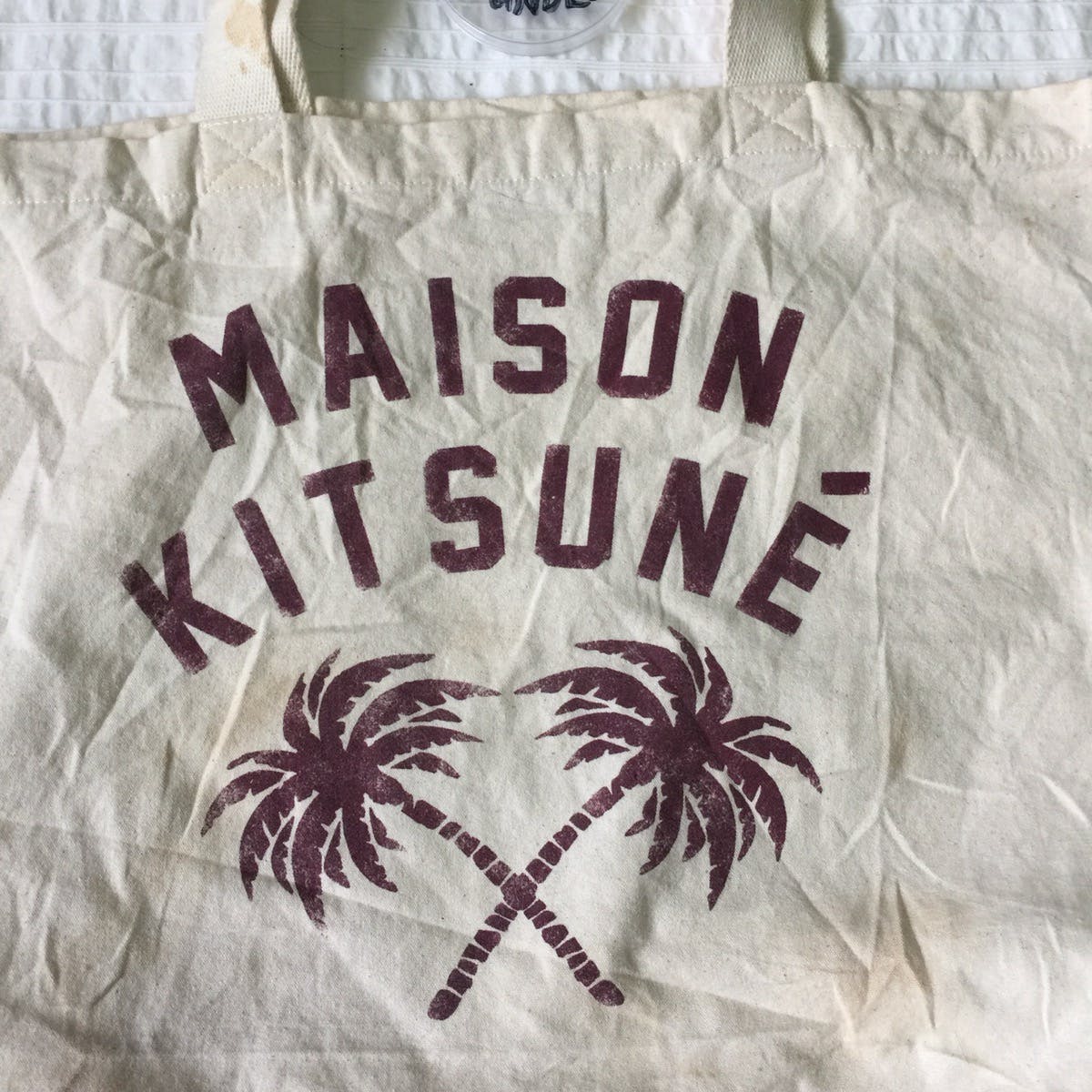 Maison kitsune tote bag - 6