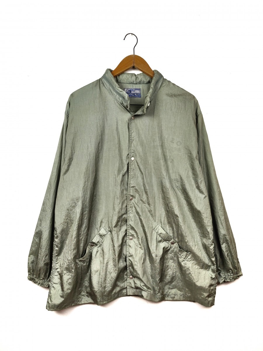 Green - Final Drop! Jeans Anorak Windbreaker Jacket - 1