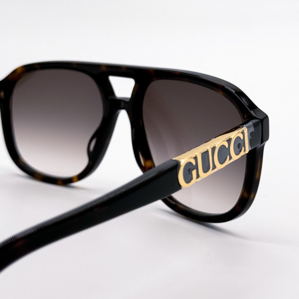 NEW GUCCI GG1188S 003 HAVANA BROWN UNISEX PILOT SUNGLASSES - 8