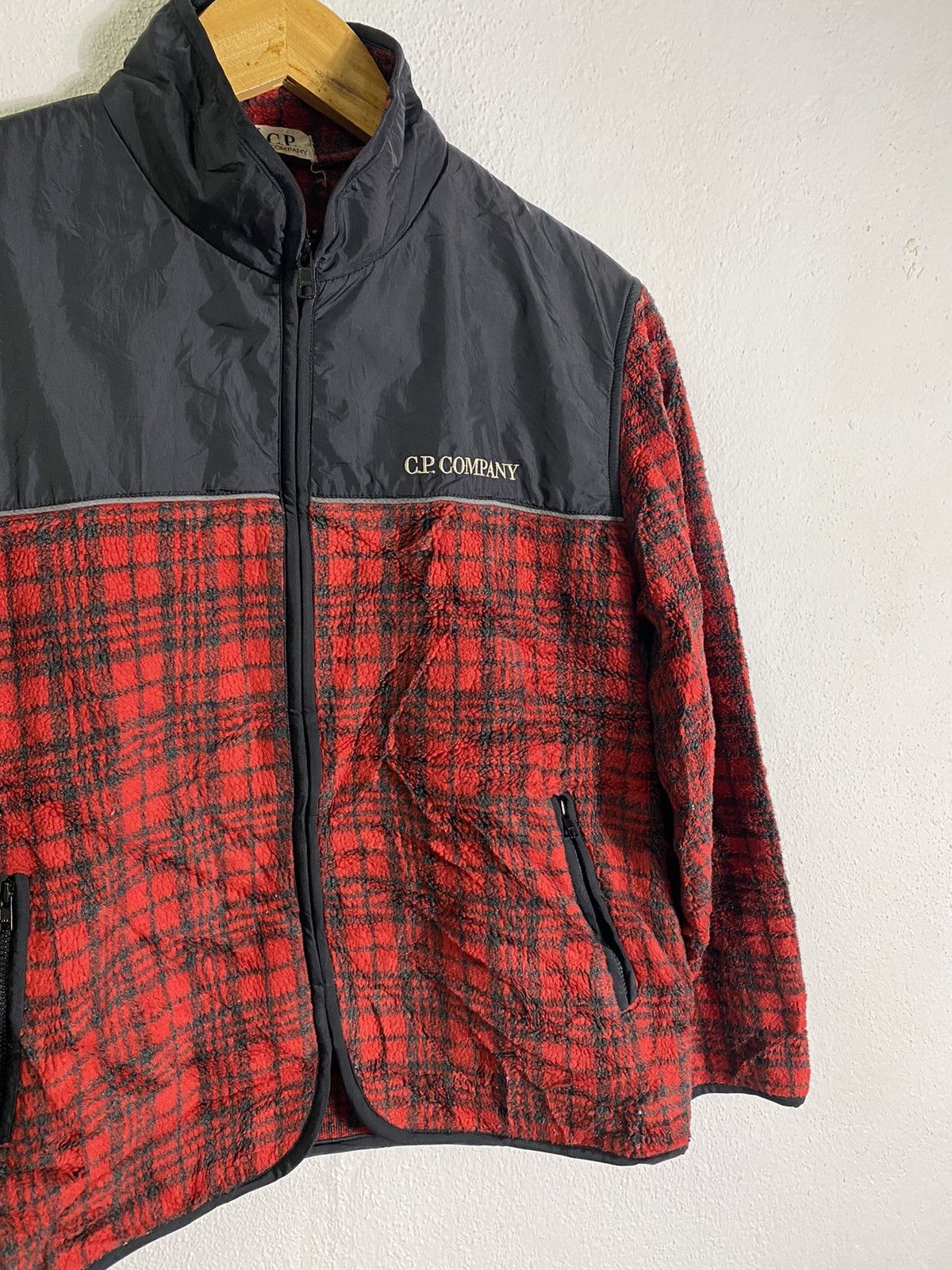 Red Tartan Fleece Jacket - 2