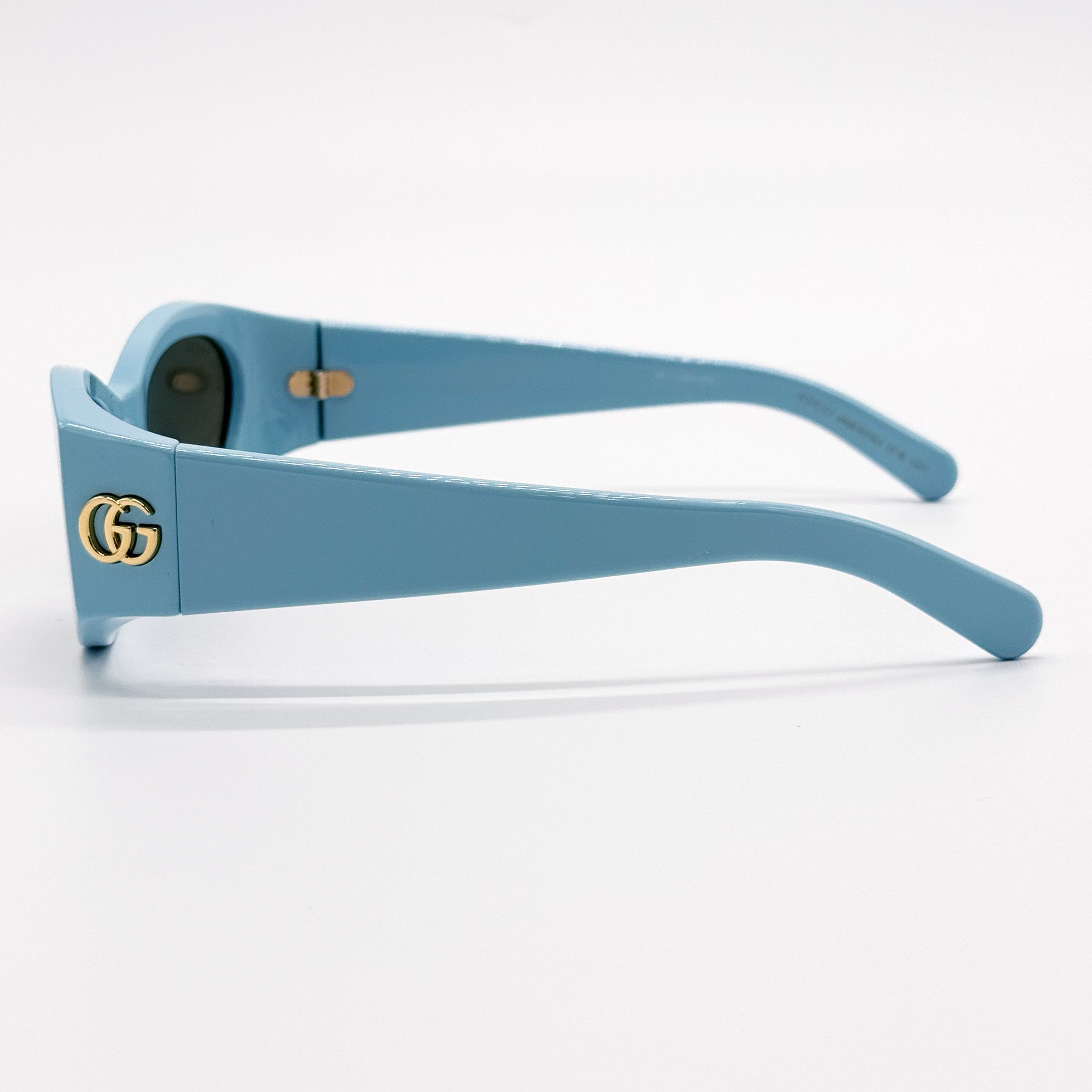 NEW GUCCI GG1401S 004 LIGHT BLUE OVAL WOMEN SUNGLASSES GUCCI - 9