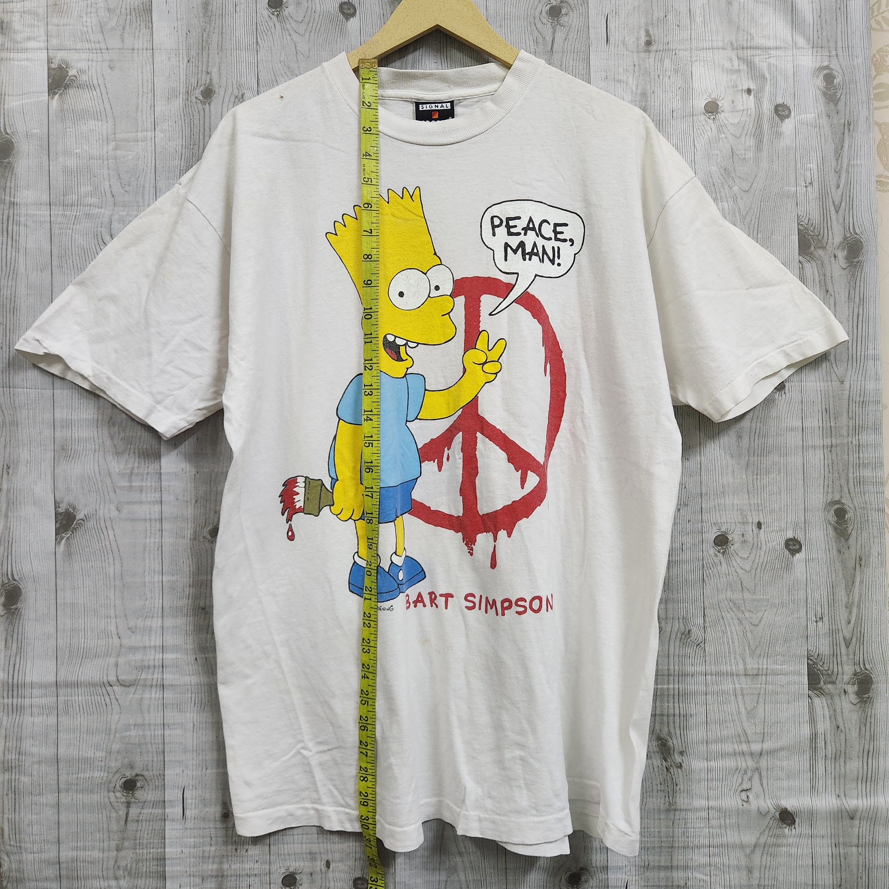 Vintage Bart Simpson Matt Groening TShirt Single Stitches - 18