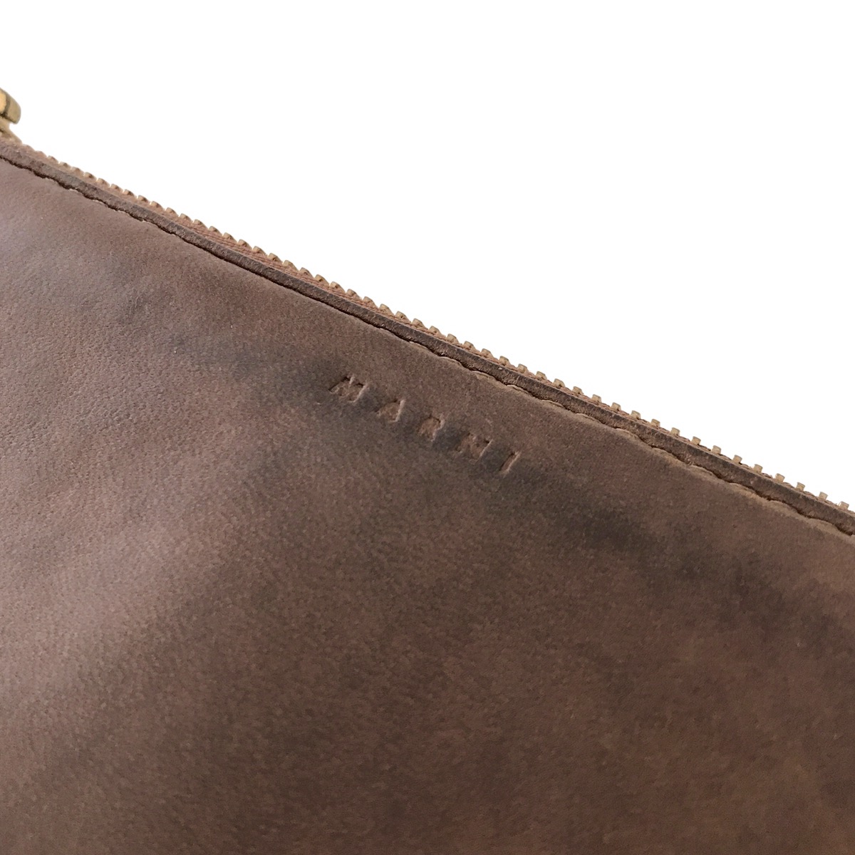 Marni Italy Genuine Leather Designer Long Wallet - 4