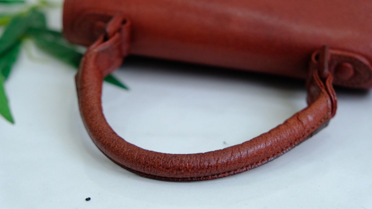 Vintage Jean Paul gualtire marron leather handbag - 10
