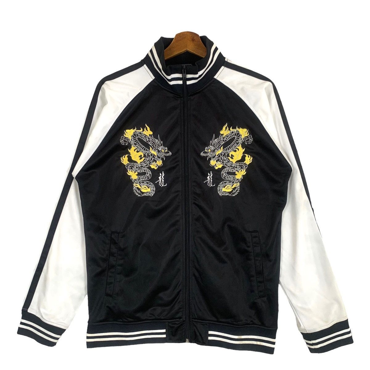 Vintage Cai Da Dragon Embroidery Sukajan Jacket - 1