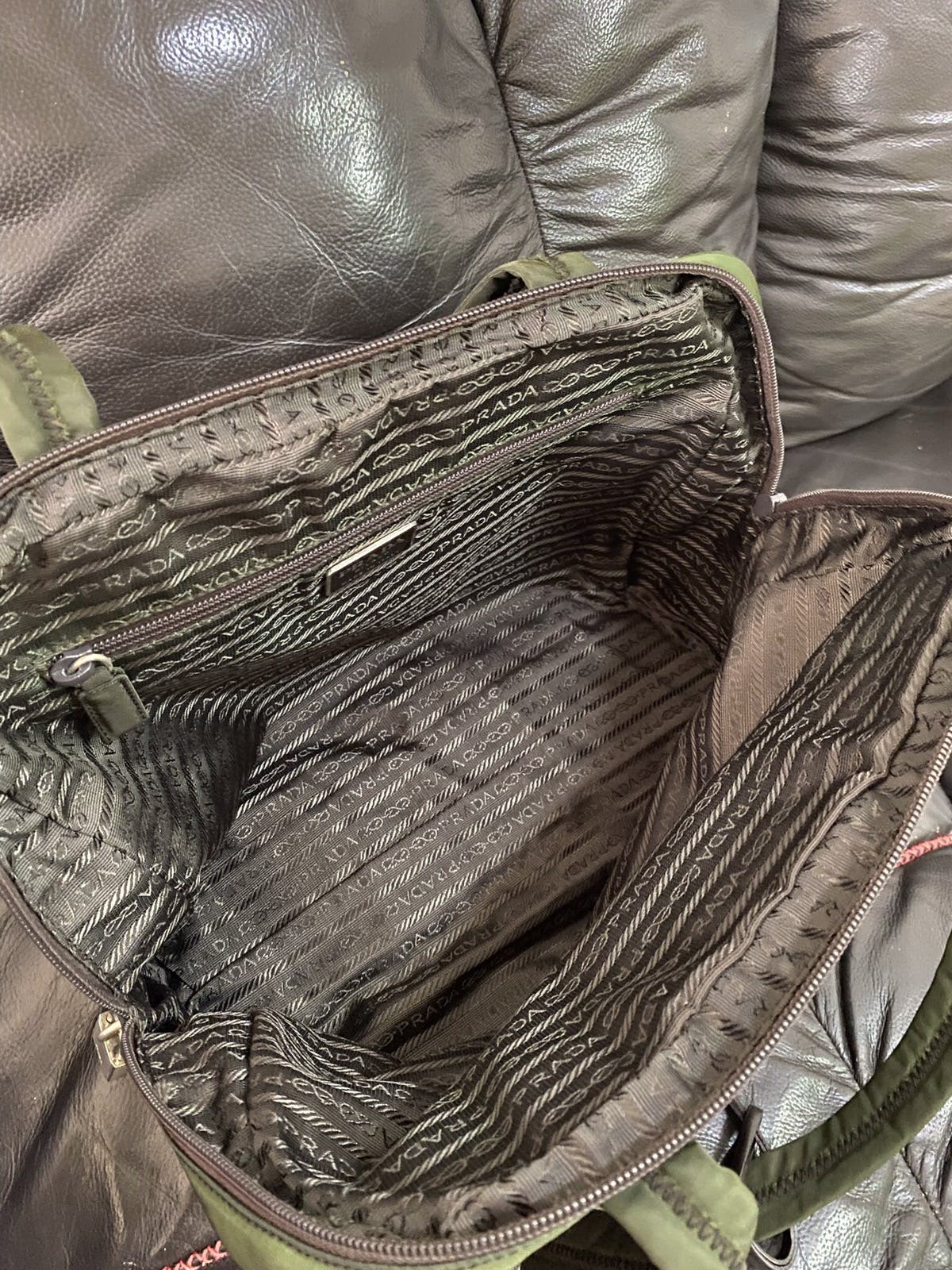 Authentic Vintage Prada Tessuto Nyalon Shoulder Bag - 7
