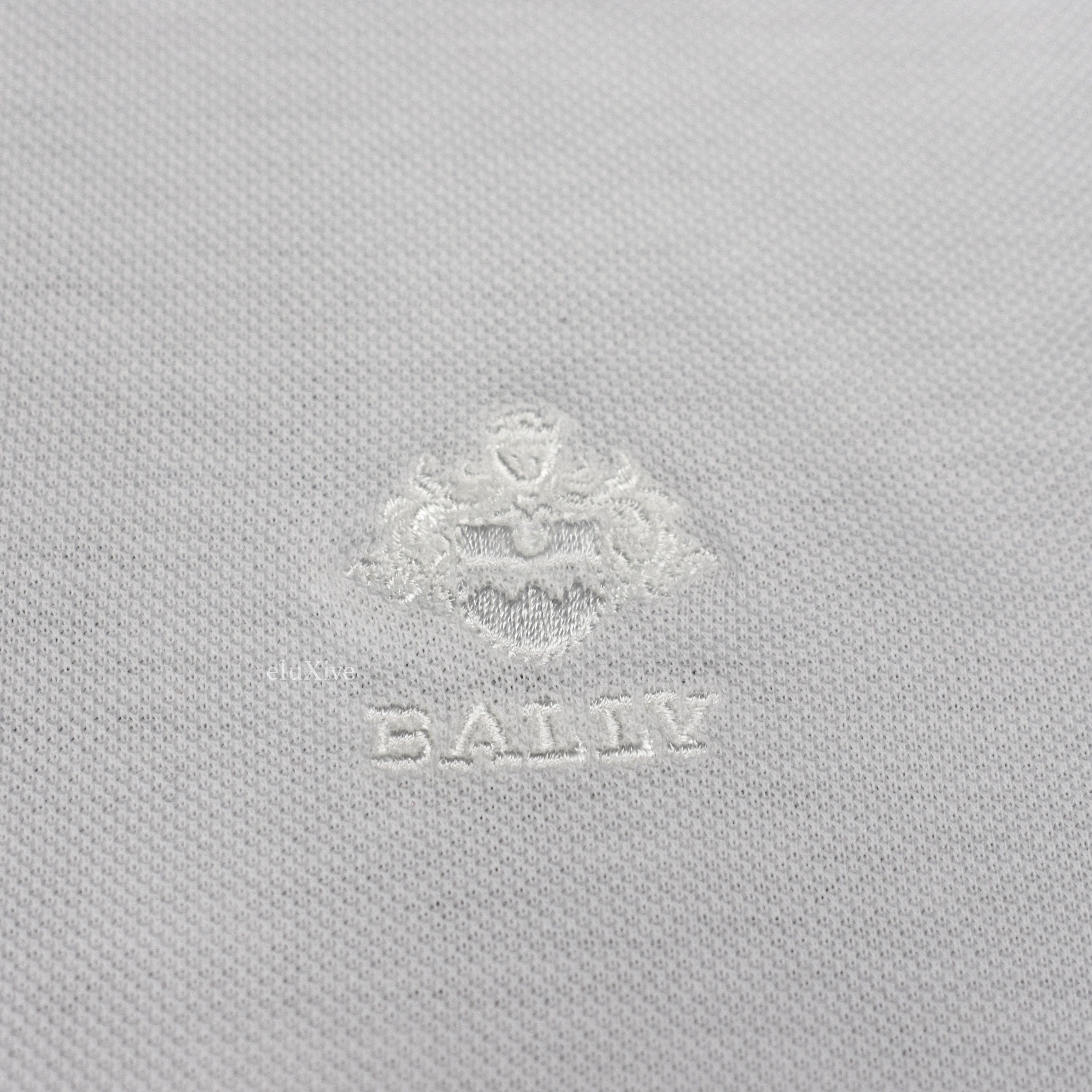 Bally - White Web Trim Logo Polo Shirt NWT - 6