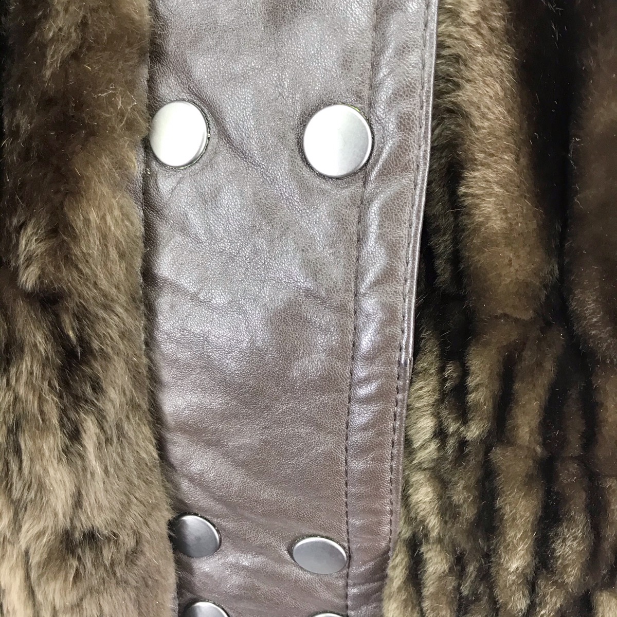 Vintage - Vintage J.C.De Castelbajac Fur Leathers Button Jacket - 9