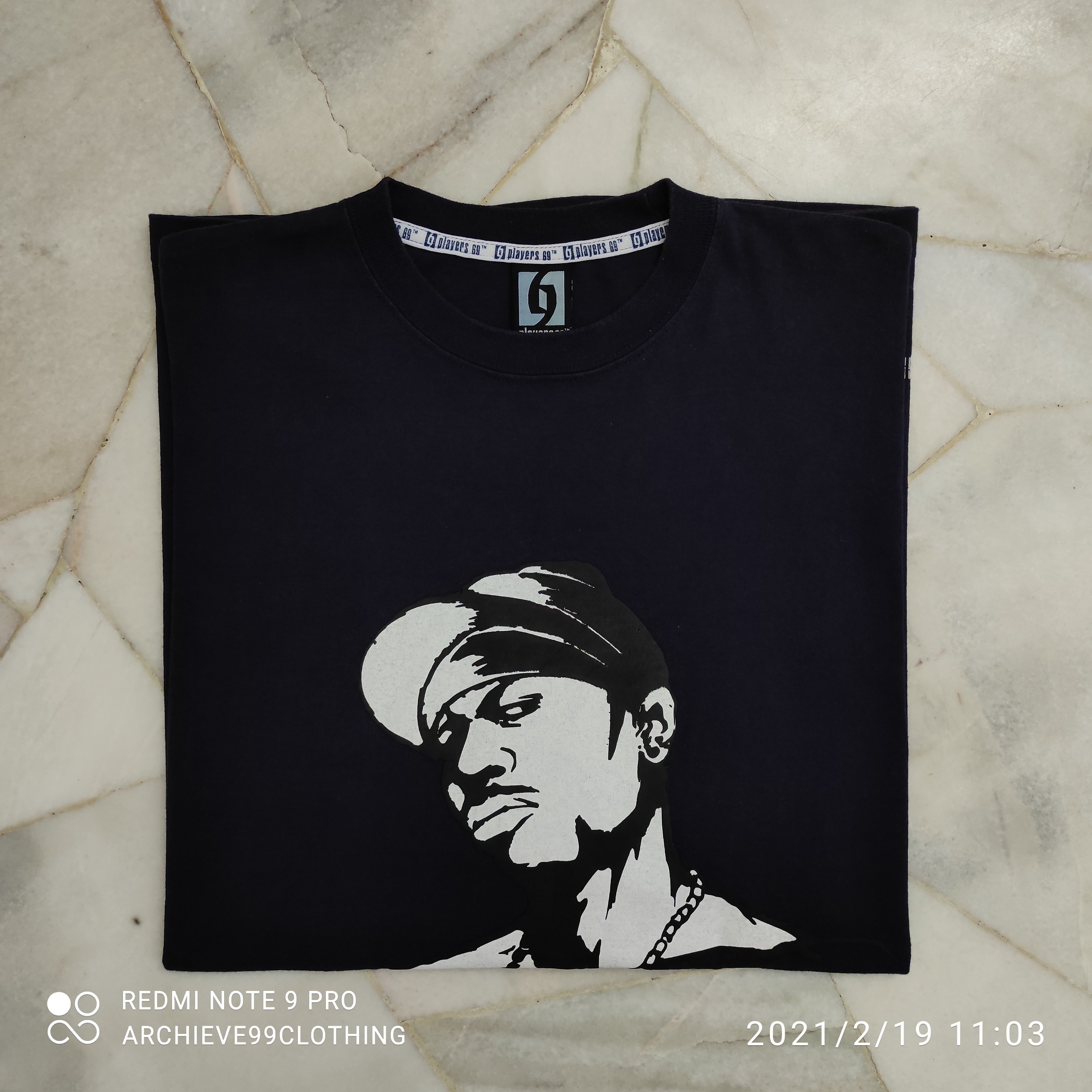 American Vintage - Vintage 90's iconic Playerz 69 Dirty mind AOP Rap tee - 8