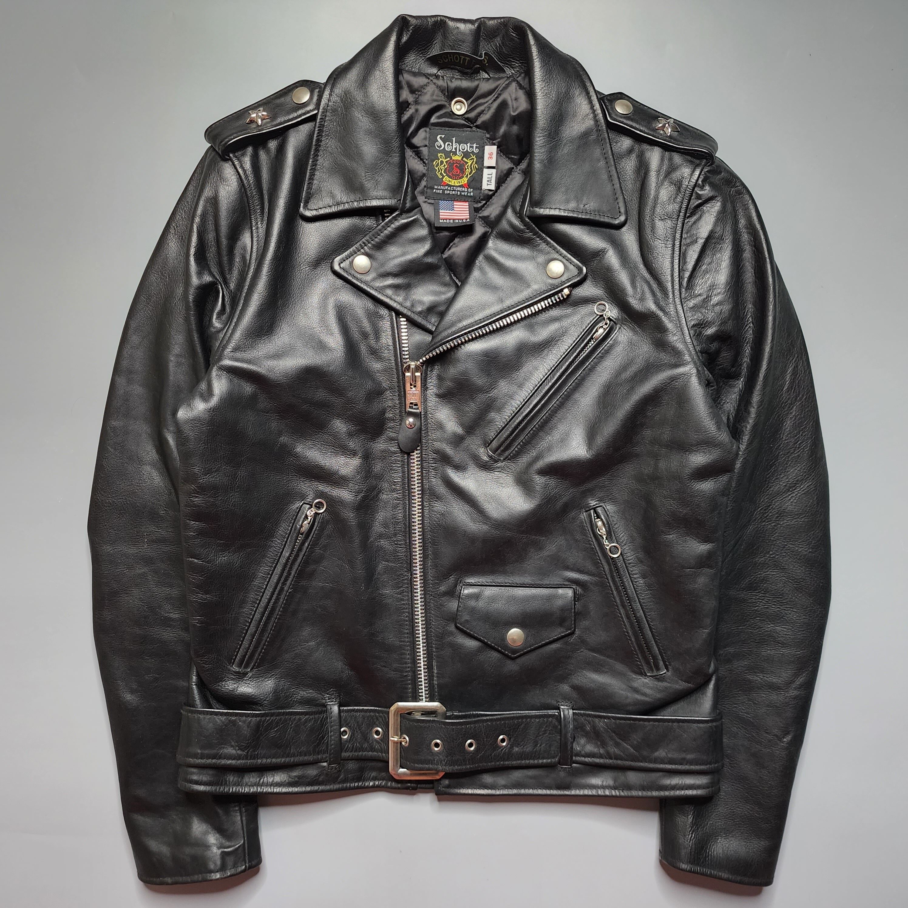 Schott NYC - 613UST Vintage One Star Rider Jacket - 1