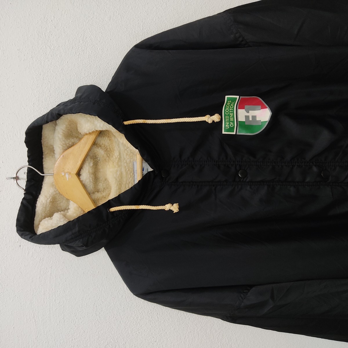 Benetton - United Colors of F1 Big Logo Warm Trench Raincoat - 3