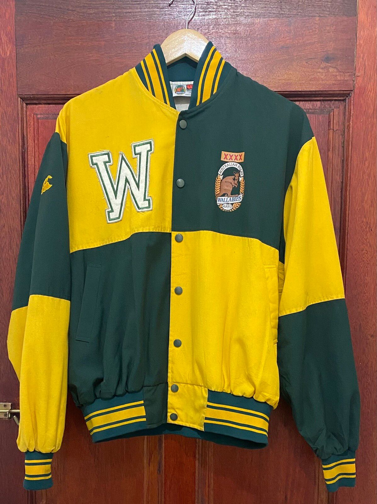 Rare Vintage Canterbury Australia Wallabies Varsity Jacket - 1