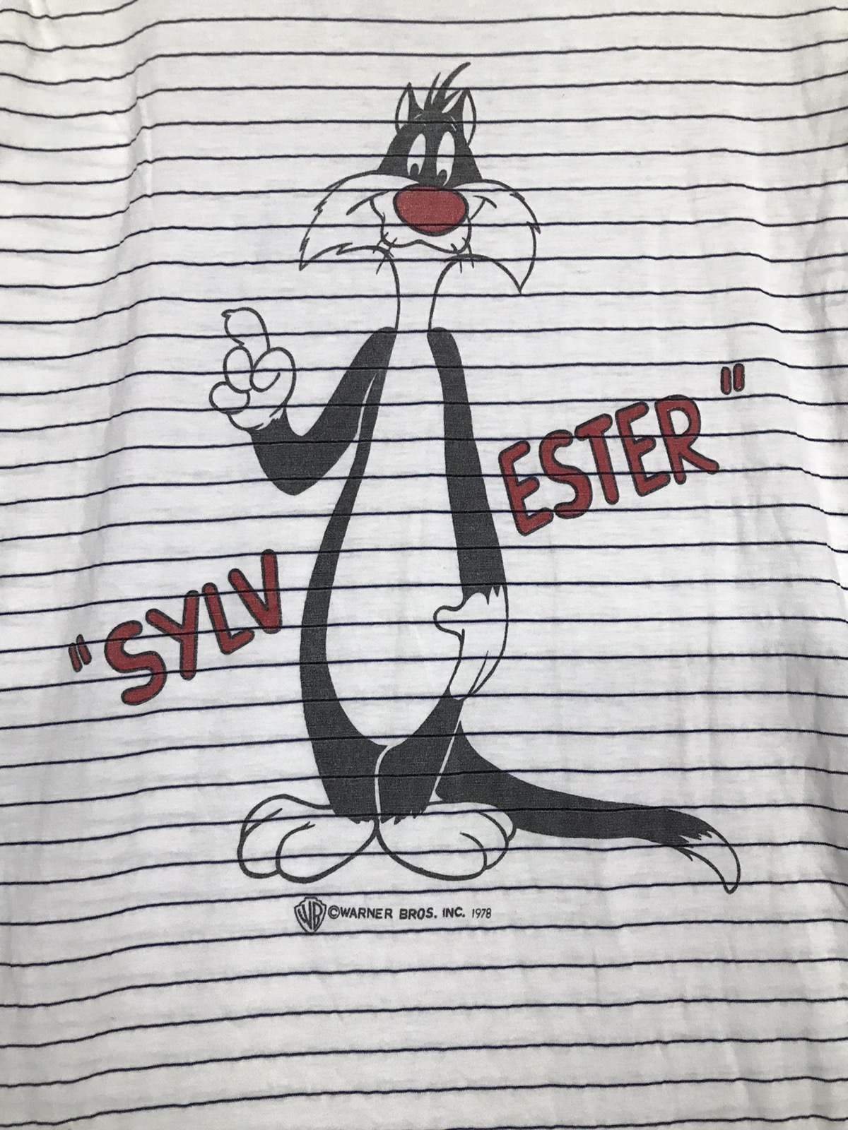 Vintage - Vintage 1978 Warner Bros Sylvester Long Tshirt - 4