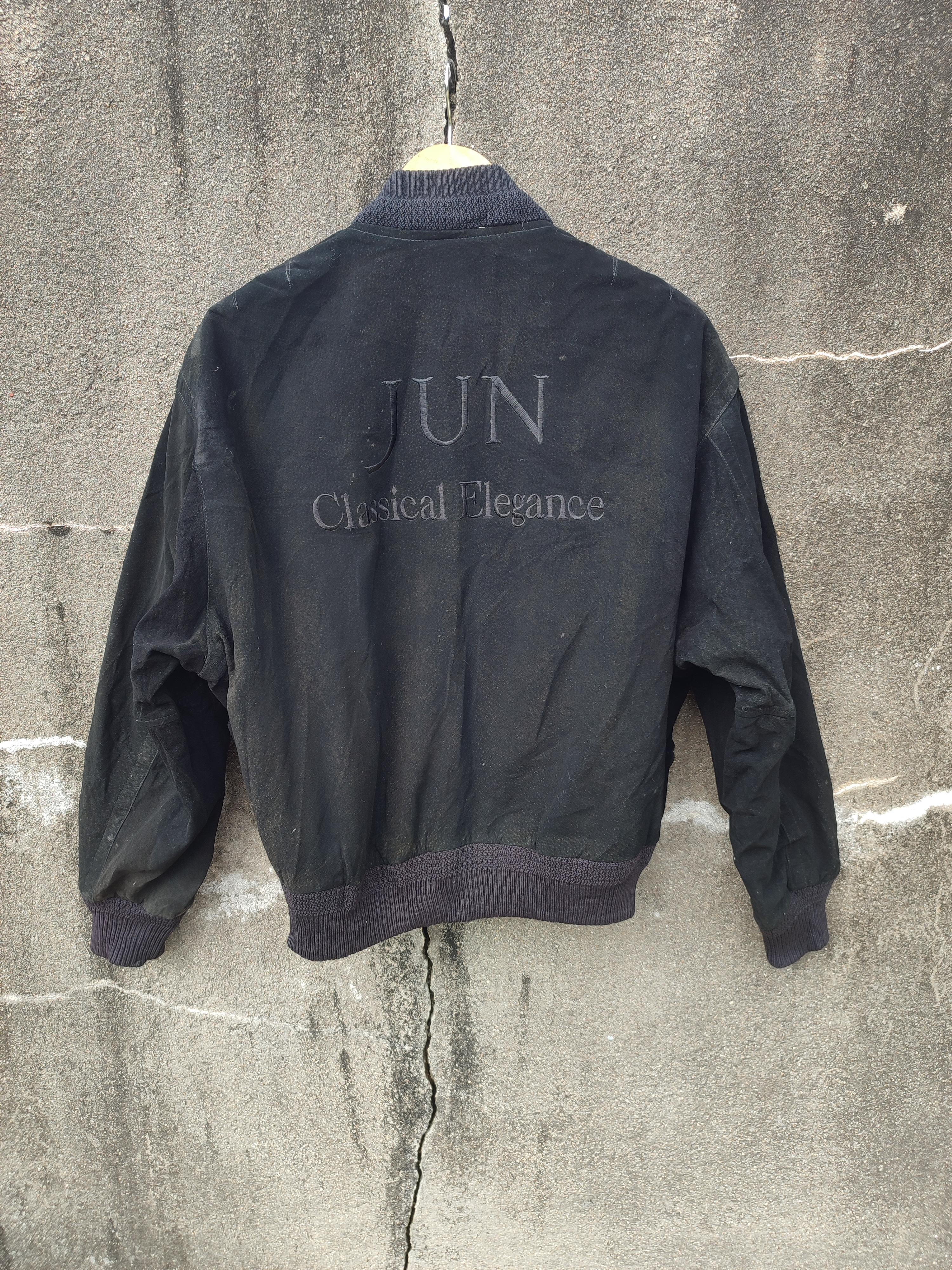 Other Designers Designer - Jun Men Classical Elegance Bomber Jacket |  arthriftology | REVERSIBLE