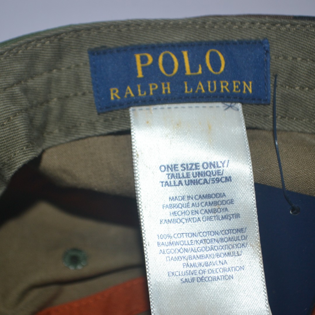 Vintage Polo Ralph Lauren (Polo Bear) Cap/Hats - Camouflage - 7