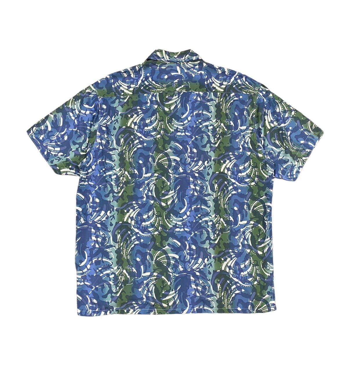 Vtg🔥Authentic Nigel Carbourn Paterned Flower Hawaii Shirt - 2