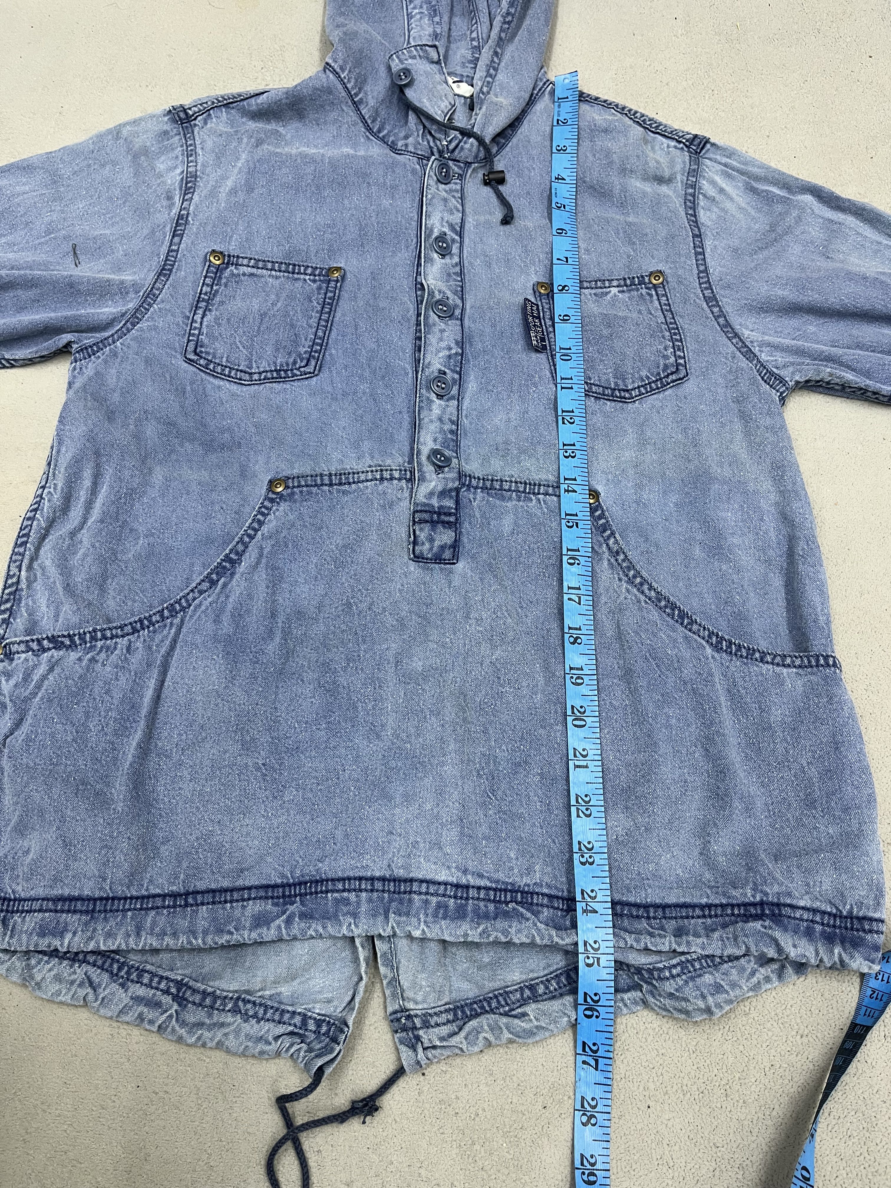 VTG ISSEY MIYAKE HAI SPORTING GEAR ANORAK DENIM - 10