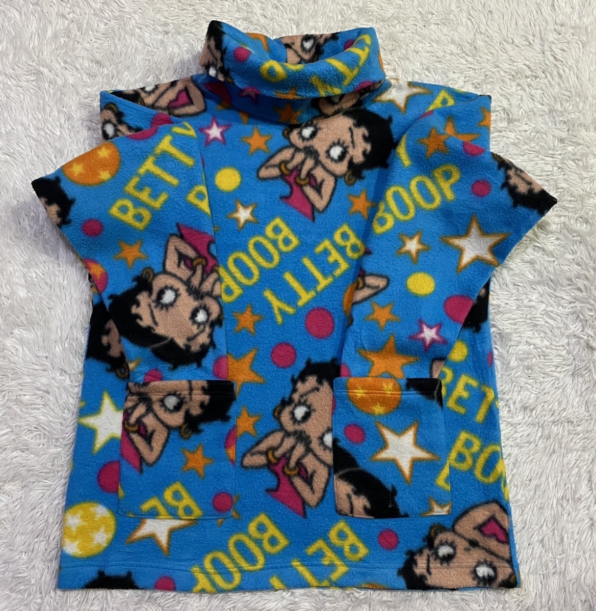 Movie - Betty Boop Fullprint High Collar Pullover - 4
