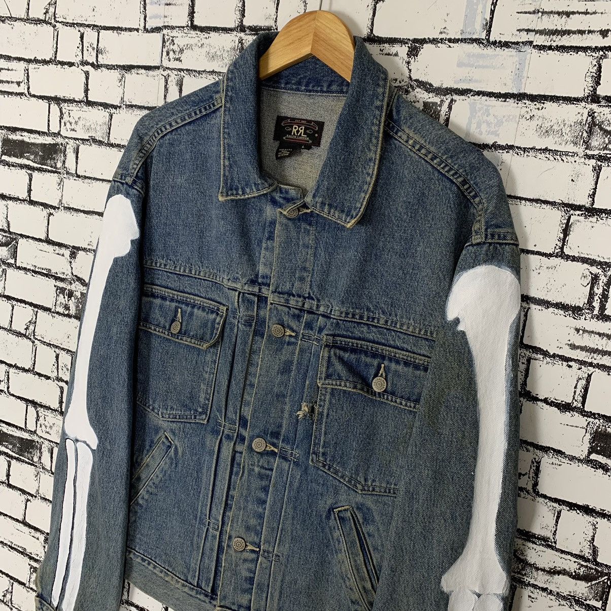 Polo Ralph Lauren - Vintage Ralph Lauren Custom The Shining Denim Jacket - 3