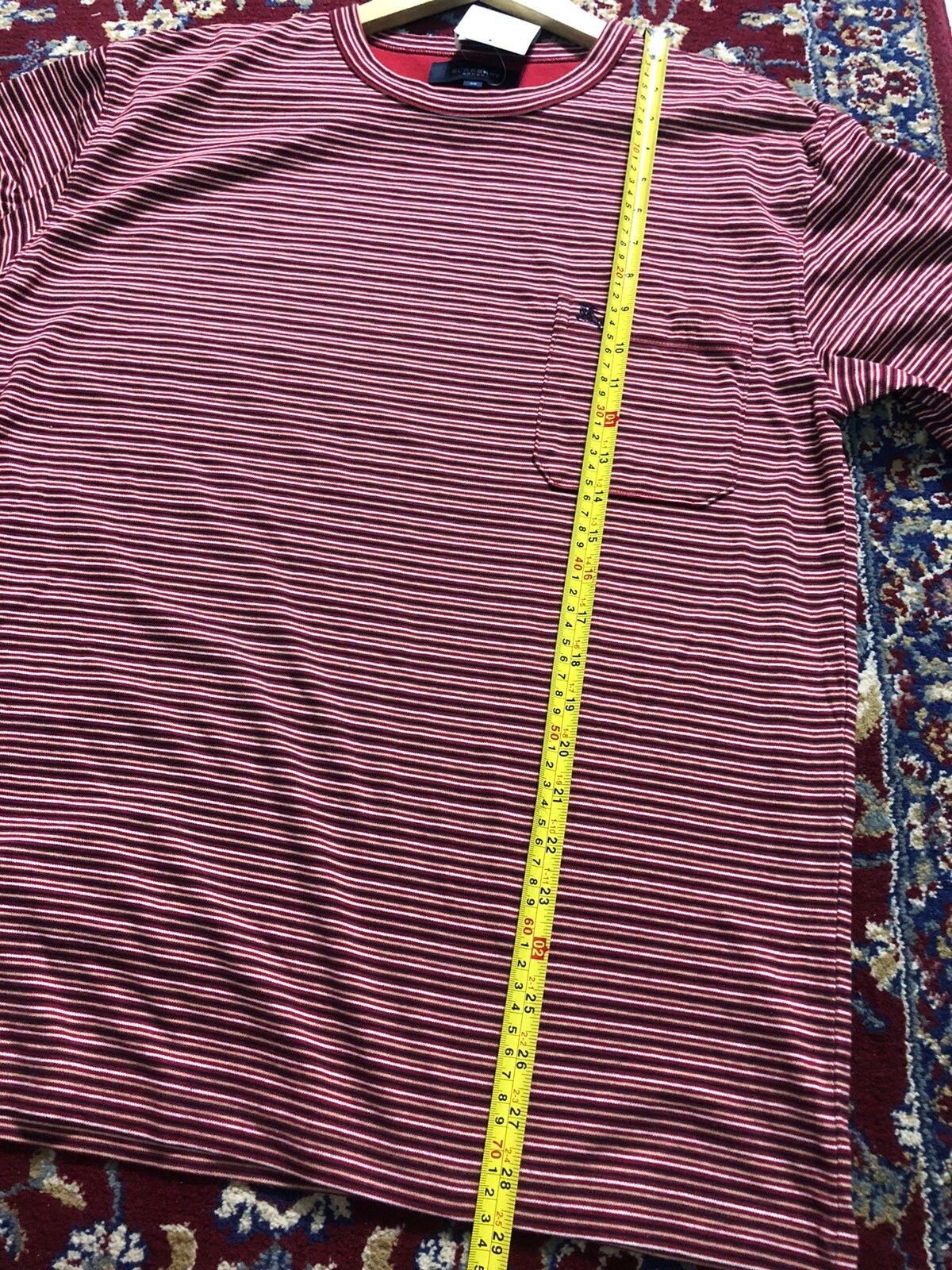 Burberry London Stripes Pocket Tee Long Sleeve Shirt - 10