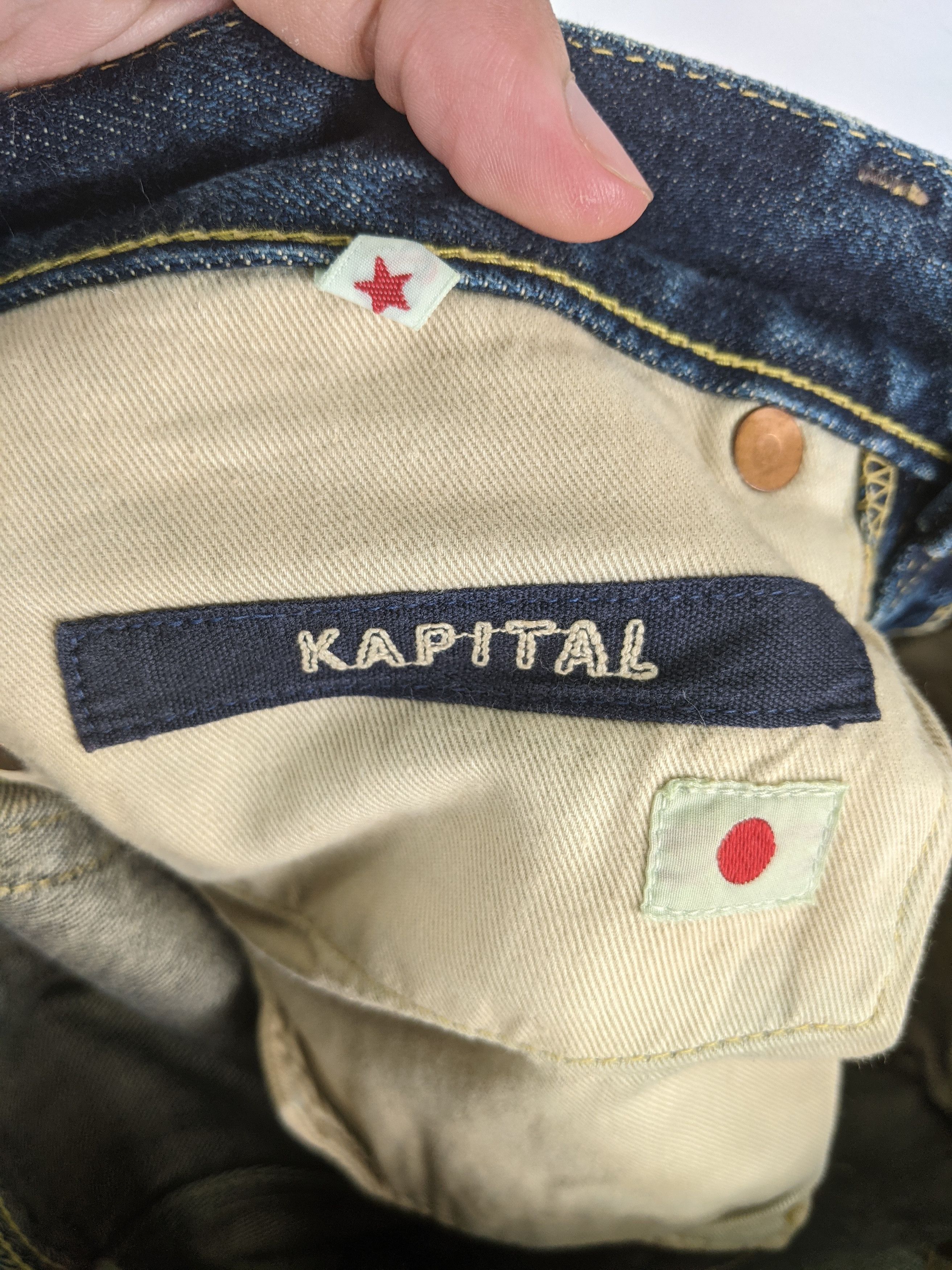 Kapital Distress Patchwork Japan Jeans - 8