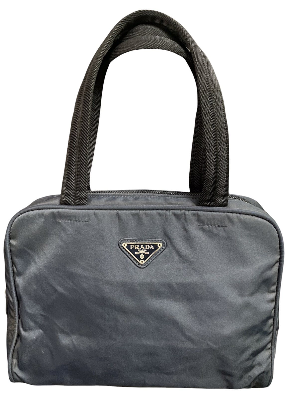 Authentic Prada Tessuto Blue Nyalon Shoulder Bag - 1