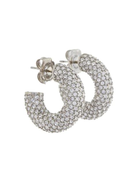 Amina Muaddi Cameron Mini embellished earrings