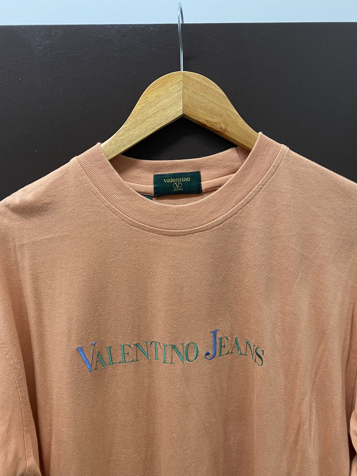 Vintage Valentino Jeans 1990 Logo T- Shirt - 7