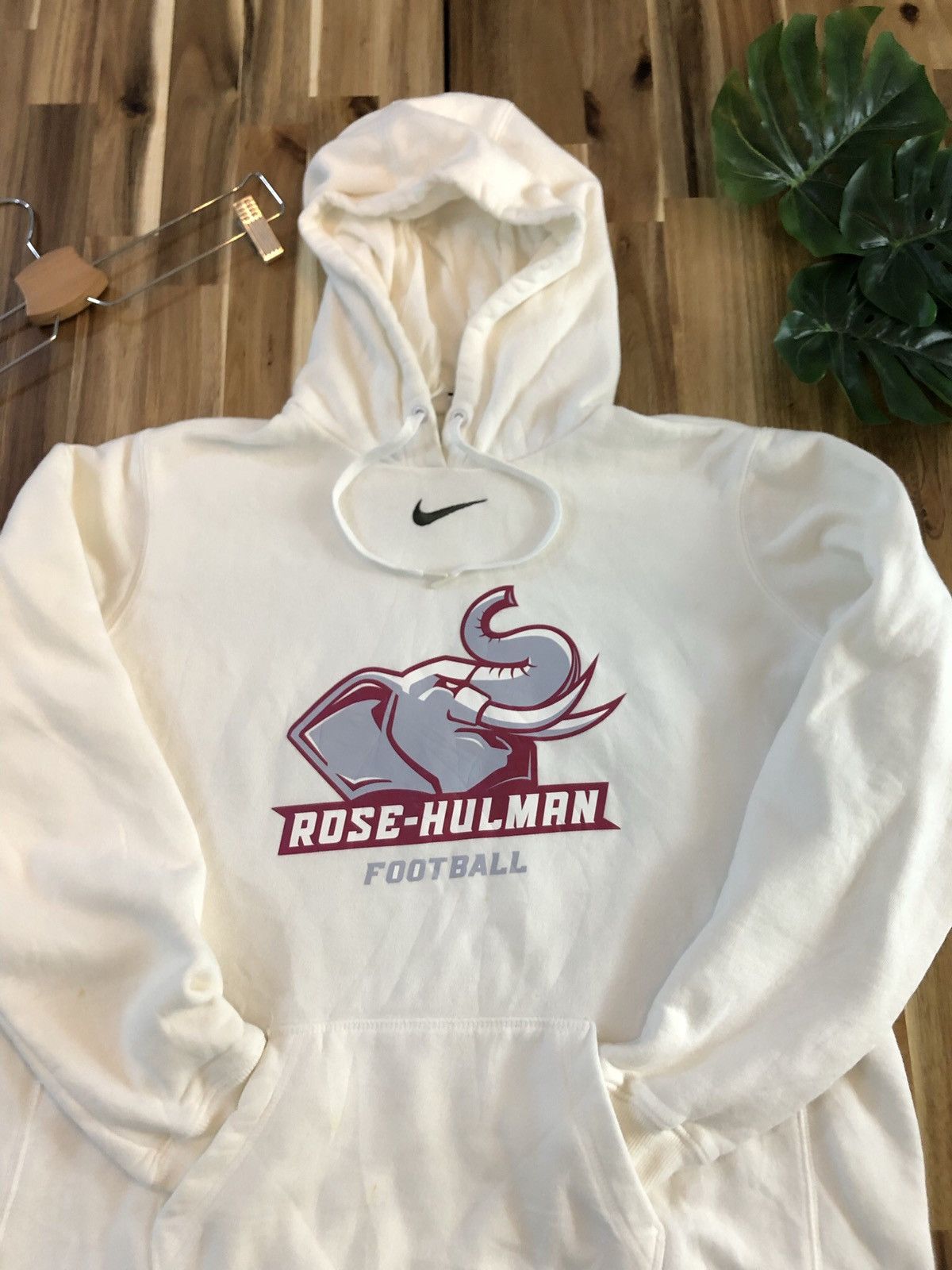 SA1 Nike Center Swoosh Rose Hullman Football Hoodies - 3