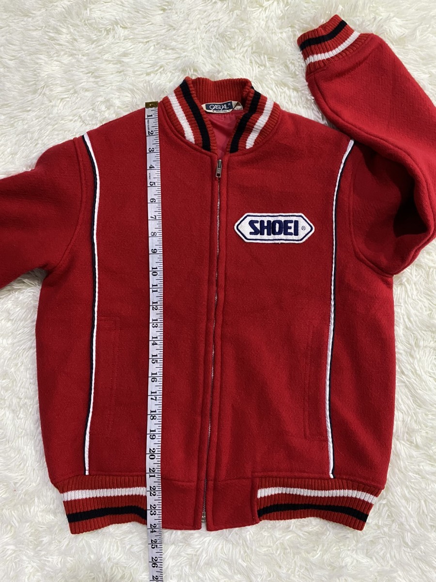 Japanese Brand - Casual White Line Custom Patches Wool Blend Jacket - 15