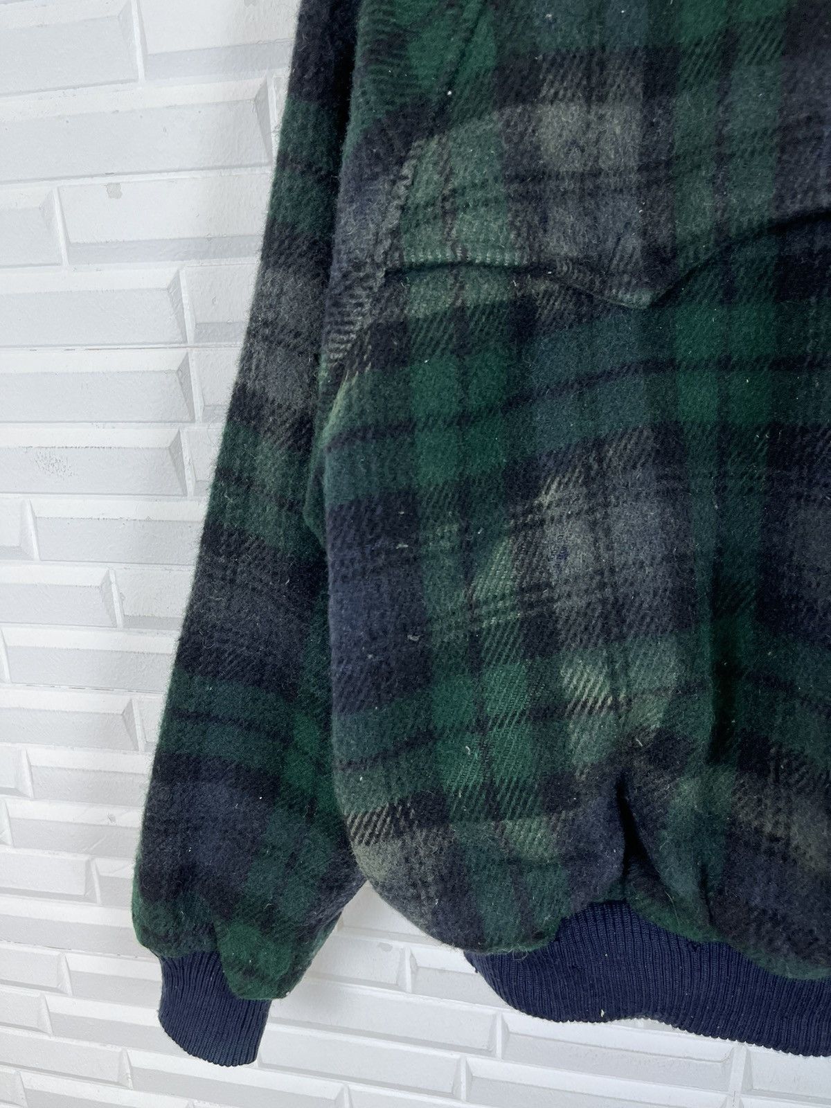 Vintage RALPH LAUREN POLO GLEN PLAID WOOL VARSITY - 6