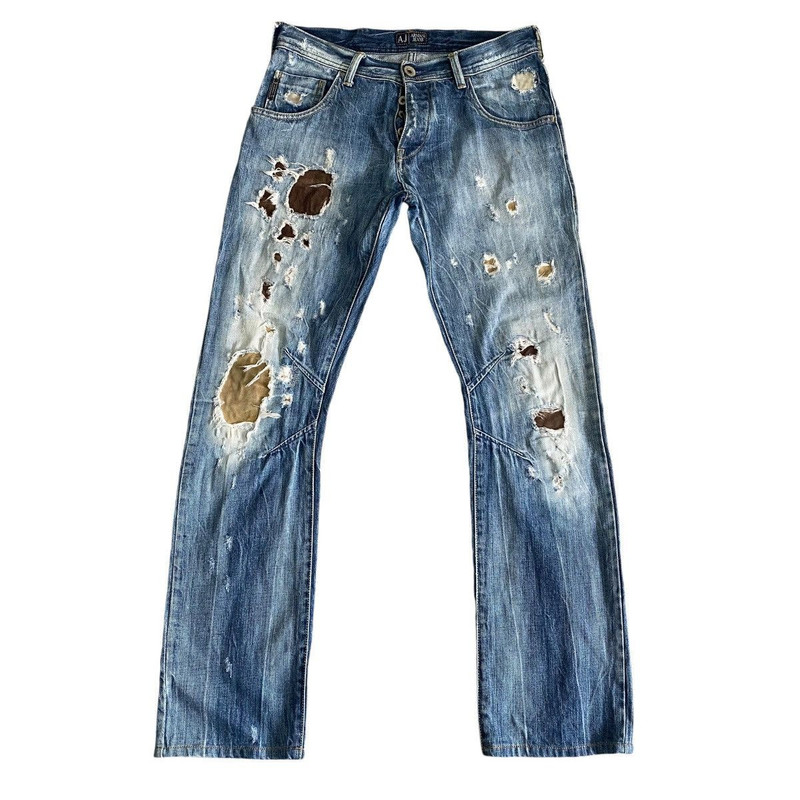 Armani Jeans Damage Jeans - 1