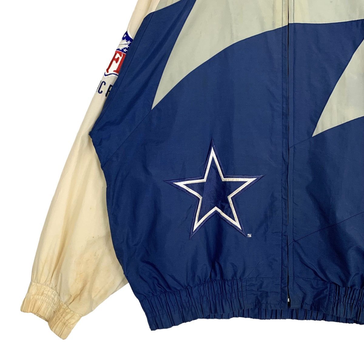 Vintage - Vtg NFL Authentic Pro Line Dallas Cowboys Windbreaker Jacket - 5