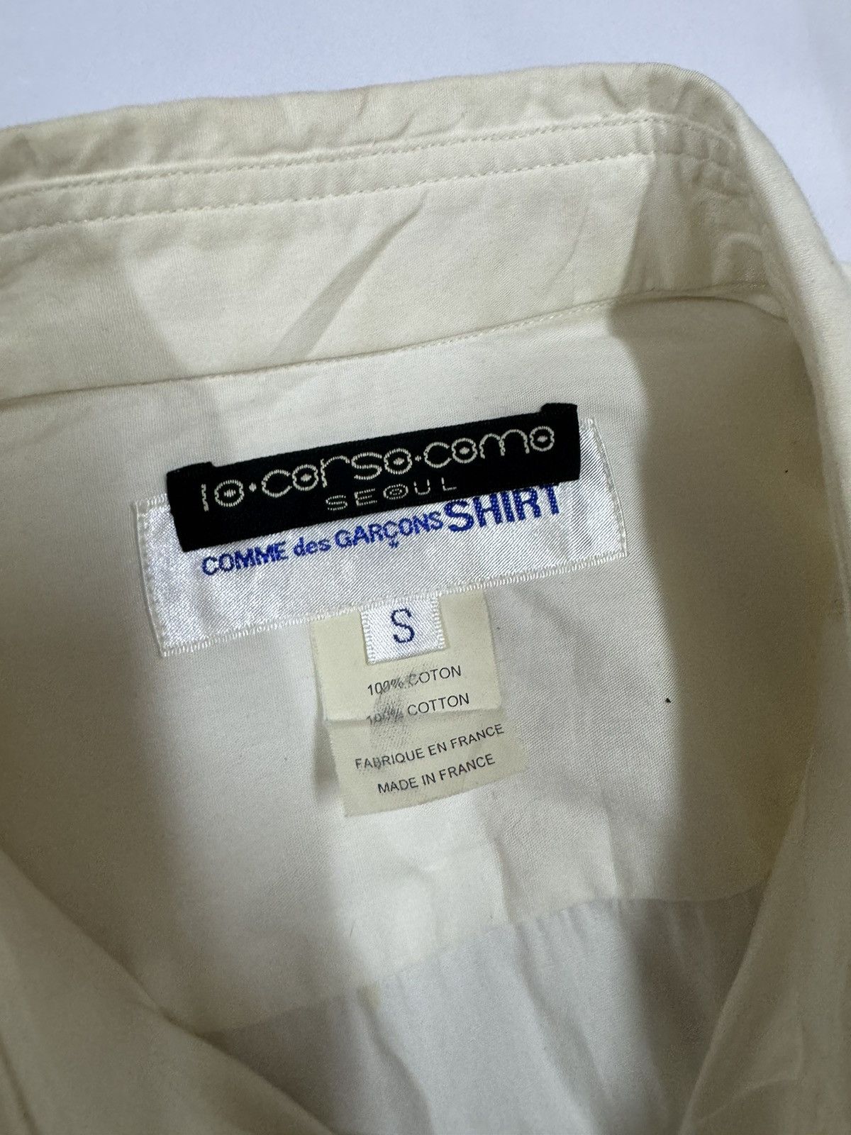 10 Corso Como Seoul X Comme Des Garcon Shirt Blue Dyed - 18