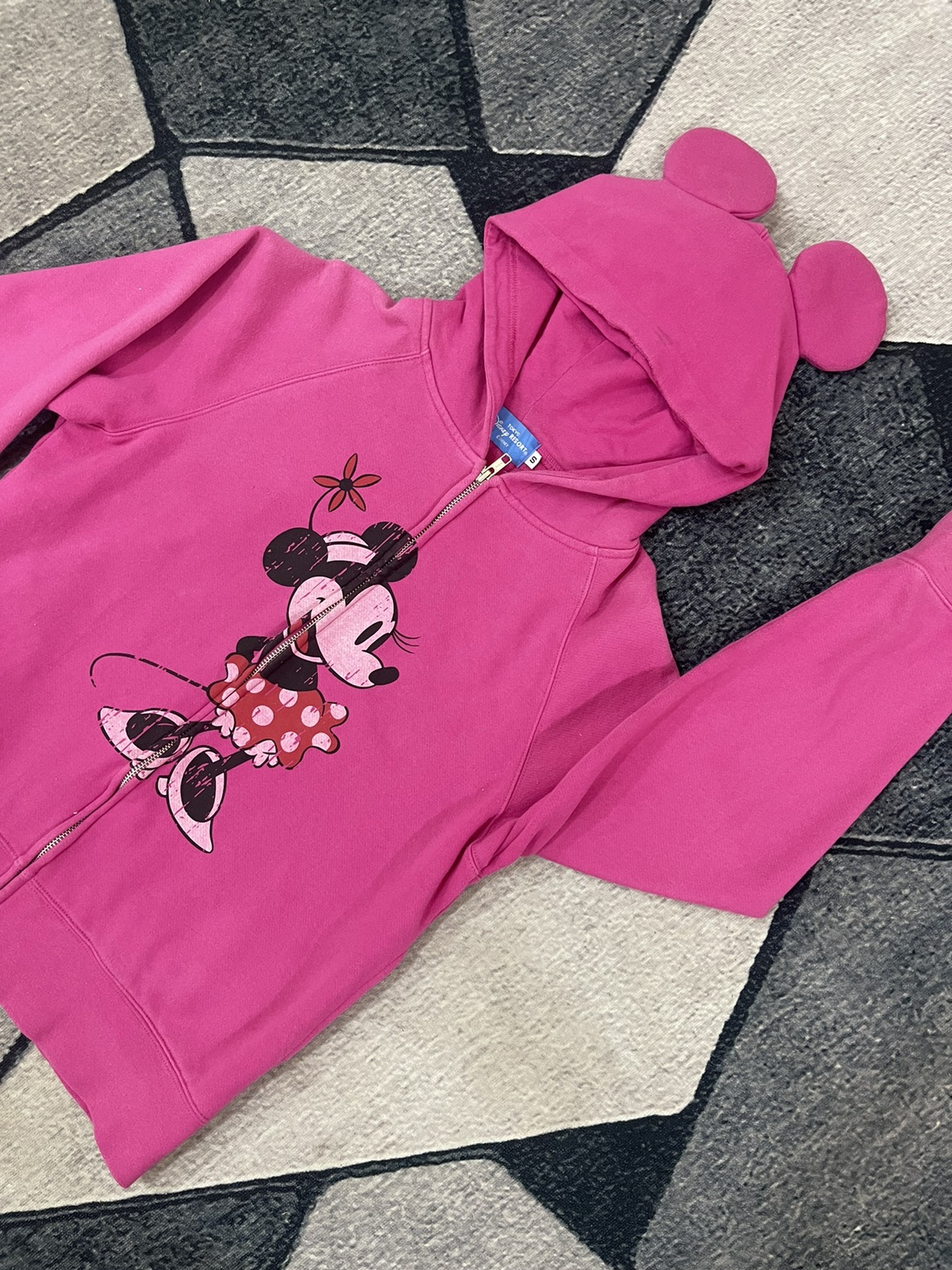 Mickey Mouse - Minnie / Disney Zip Up Hoodie Japan Designer / Vintage - 3