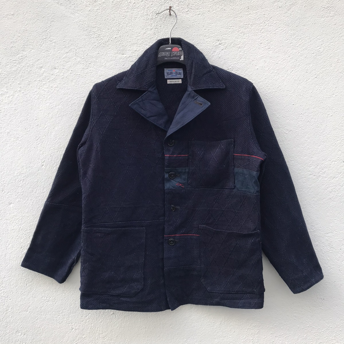 Vintage - Blue Blue Japan Pure Indigo Arigato Sashiko Jackets - 1