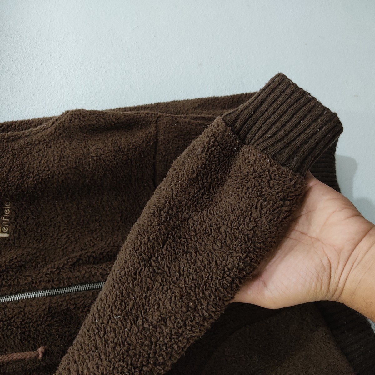 Penfield - Sherpa Fleece Brown Bear Jacket Hoodie - 4