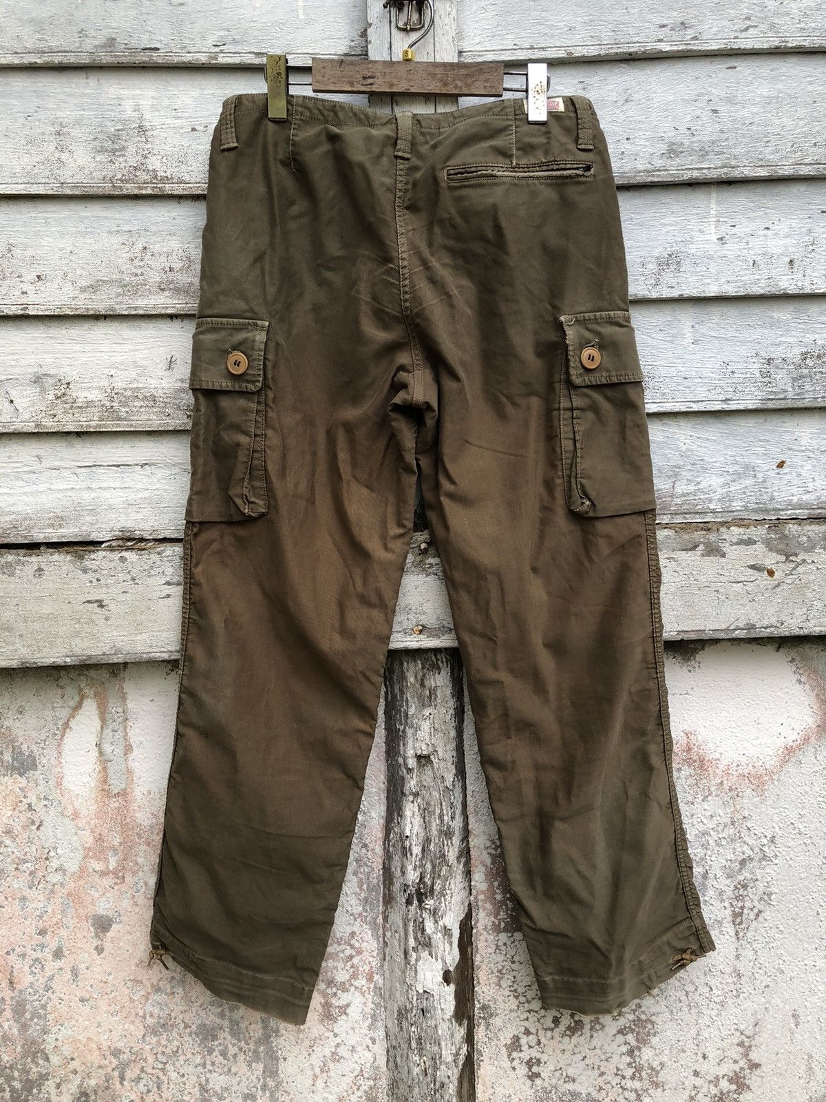 Distressed Sunfaded Hollywood Ranch Heavy Duty Cargo Pant - 4