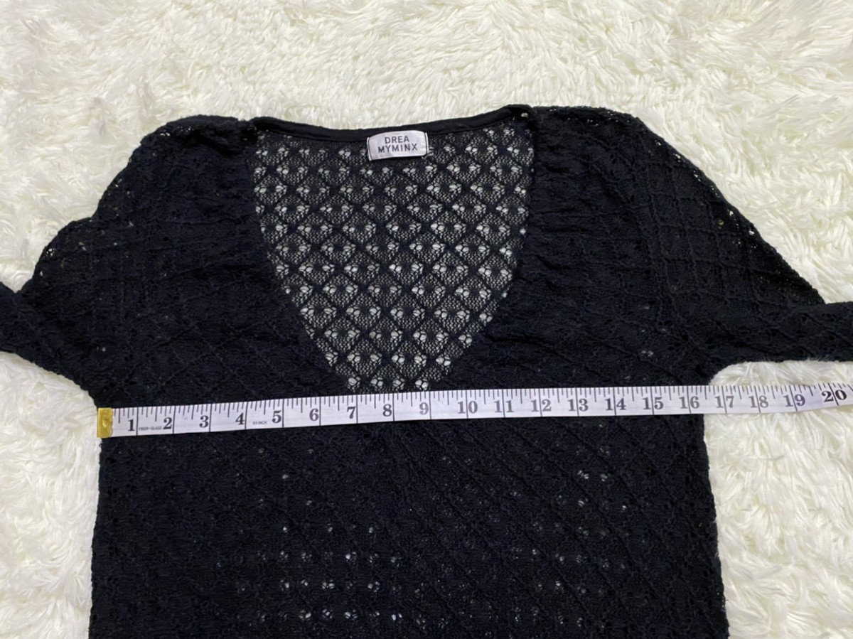 Japanese Brand - Drea Myminx Crochet Sweater Pullover - 9