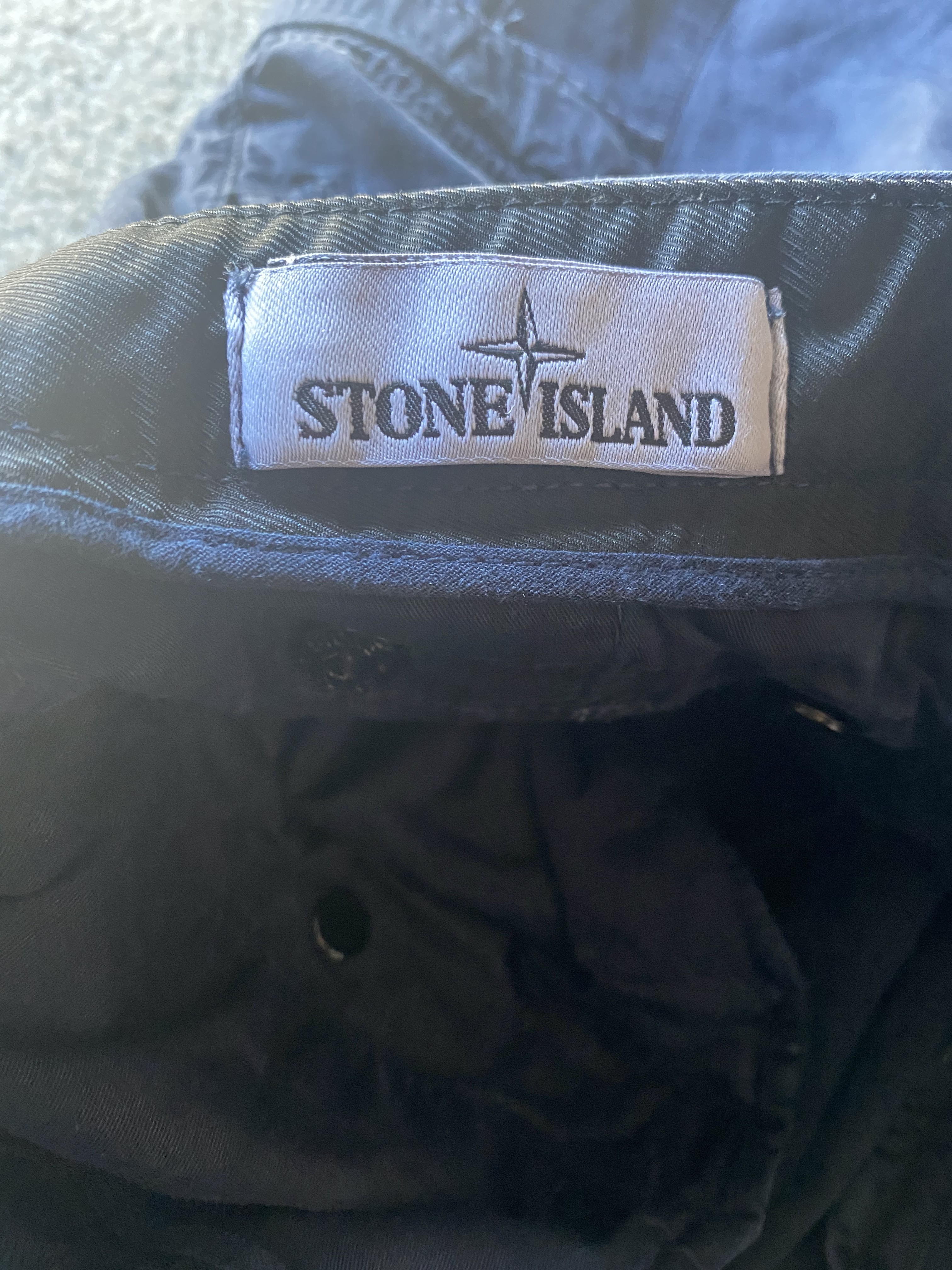 Stone island navy cargo pants - 7