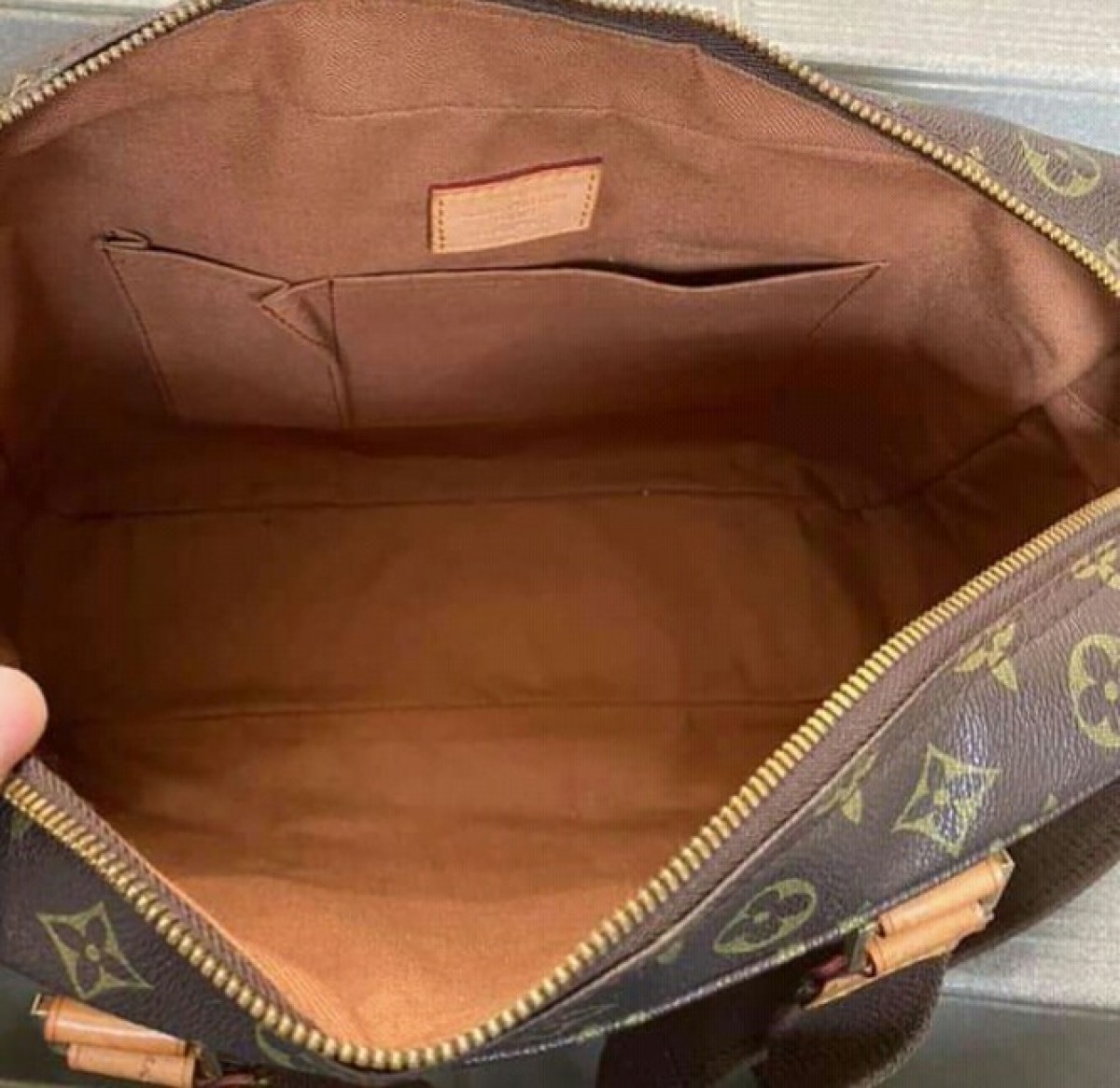 $1350 Sac Bosphore monogram canvas messenger bag - 6
