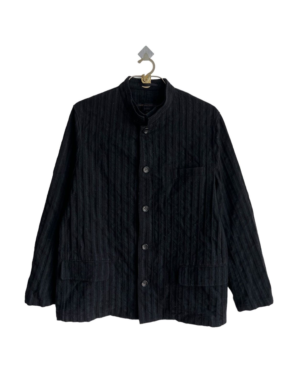 AW1998 Comme des Garçons Homme Wool Pinstriped Wool Jacket - 3