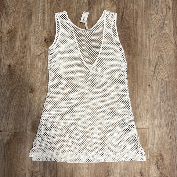 LF Emma & Sam V-Neck Netted Mesh Tank Dress - 7