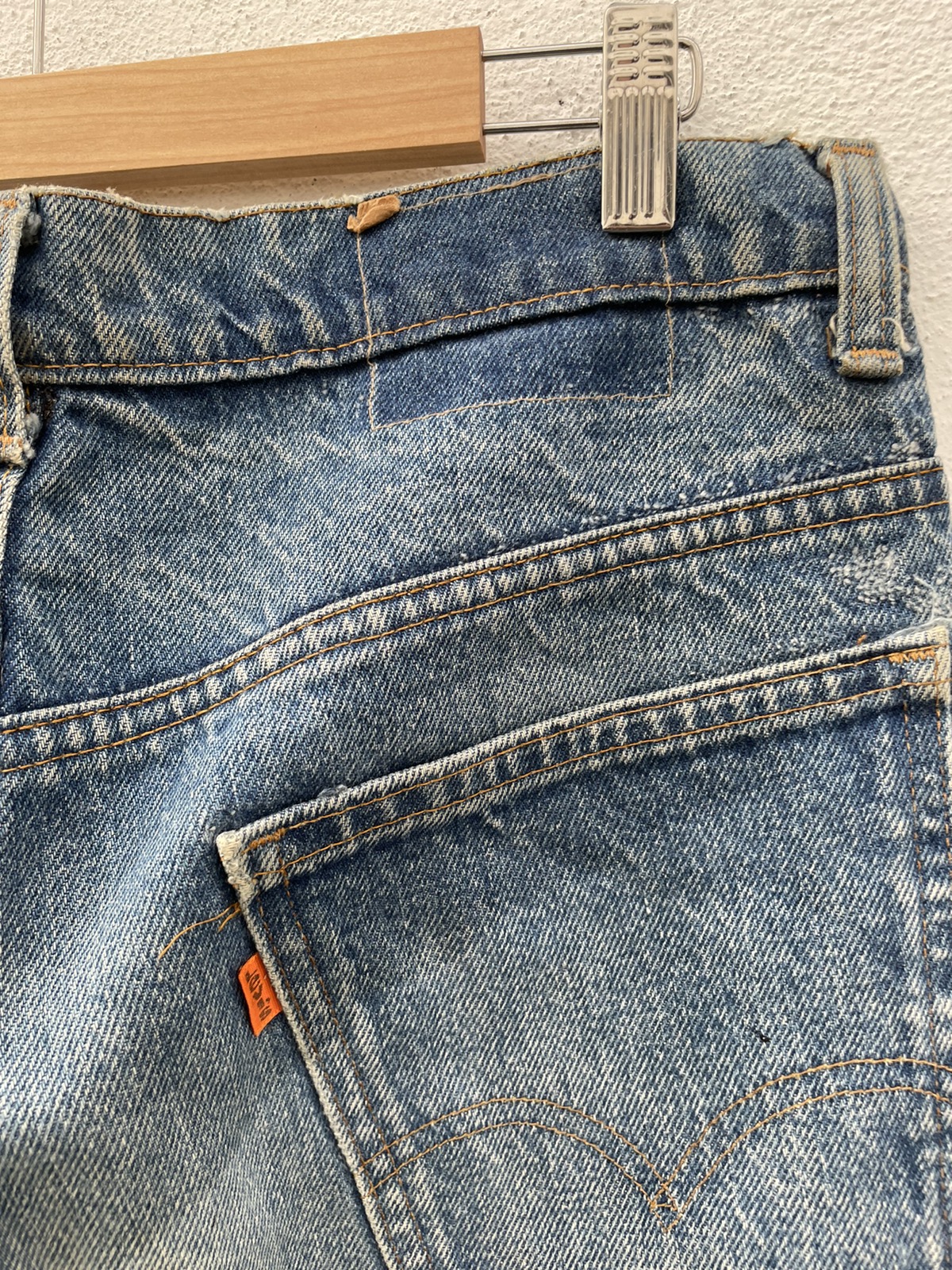 Vintage - Vintage 70s Levi’s Orange Tab Flare Jeans - 13