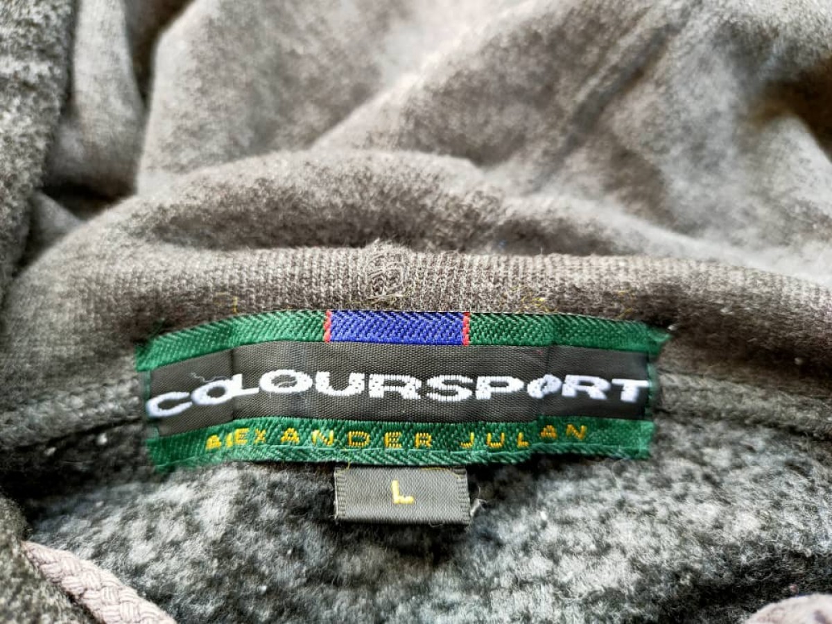 Designer - Alexander Julian Embroidered Fleece Hoodie - 3