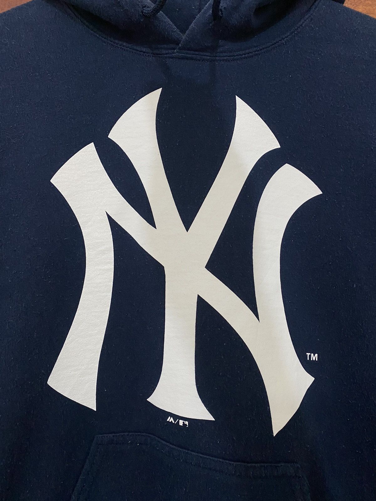 Vintage 90s Majestic New York Yankees Big Logo Sweatshirt - 4