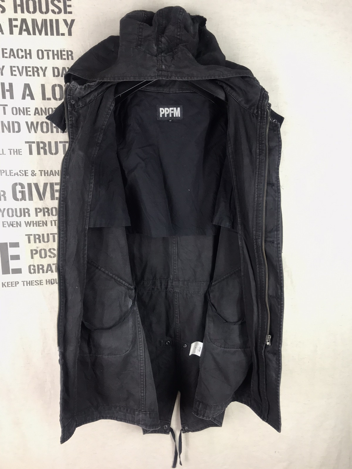 PPFM - PPFM SUN FADED TACTICAL FISHTAIL PARKA HOODIE